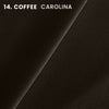 Coffee CAROLINA Leather | Italian Oiled-Dry Tough Suede Leather | In-Stock