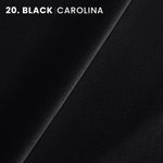 Black CAROLINA Leather | Italian Oiled-Dry Tough Suede Leather | In-Stock