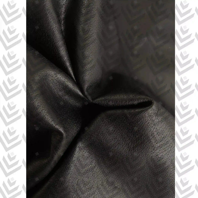 OUTLET - Faux Black Leather - (DISCOUNTED ITEM)