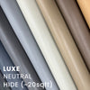 --Oyster LUXE Leather | Italy Napa Smooth Grain Leather
