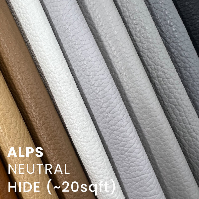 2. ALPS Leather Collection| Italian Pebble Grain Leather (SAMPLE) | 2x3 Inches